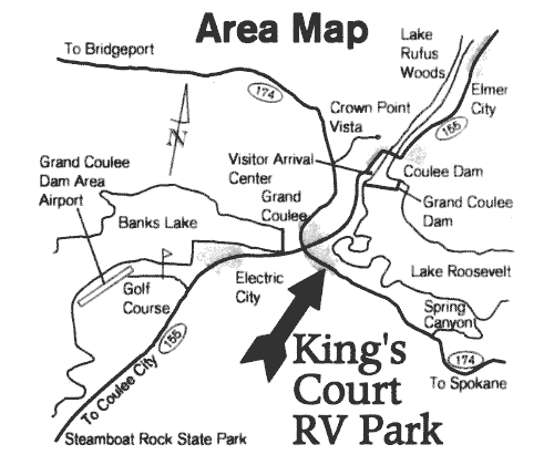 grand coulee dam area map